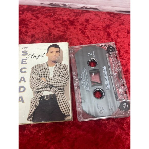 Jon Secada - Angel‎ Cassette Single With Spanish Version Capital Records 1992 - Picture 4 of 4